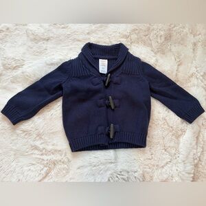 Gymboree Navy Blue Knit Cardigan